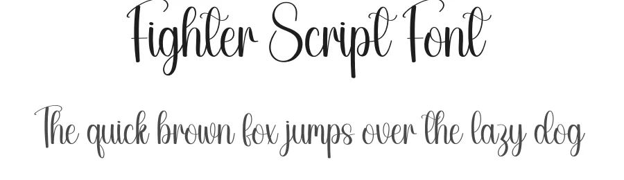 Fighter Script Font by Wati Studio — Script Handwritten Font