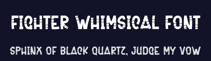Fighter Whimsical Font by freshtypeink — Display Font — thumbnail 2
