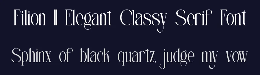Filion || Elegant Classy Serif Font by ErmediaStudio — Display Font — thumbnail 2