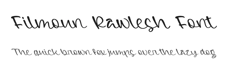 Filmoun Rawlesh Font by perspectype — Script Handwritten Font
