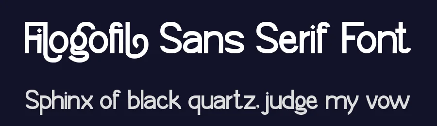Filogofil Sans Serif Font by Muksal Creative — Sans Serif Font — thumbnail 2
