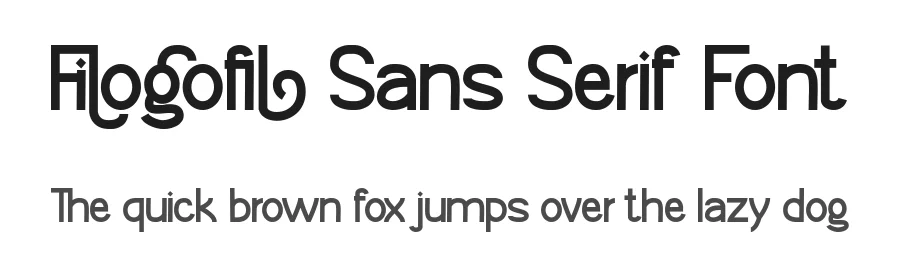Filogofil Sans Serif Font by Muksal Creative — Sans Serif Font