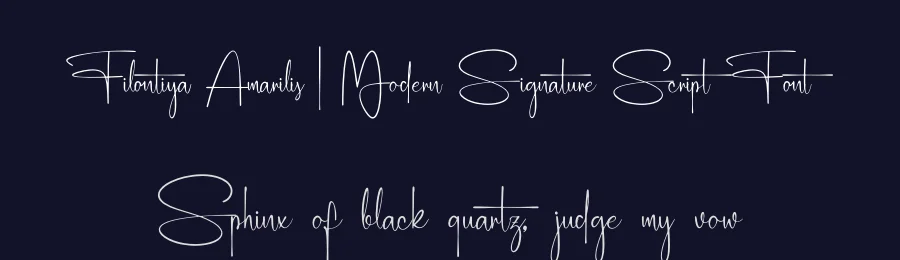 Filontiya Amarilis | Modern Signature Script Font by Denustudios — Serif Font — thumbnail 2