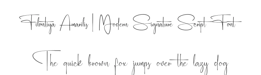 Filontiya Amarilis | Modern Signature Script Font by Denustudios — Serif Font