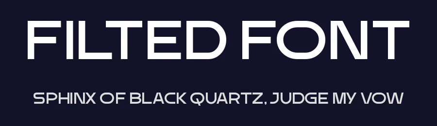 Filted Font by TypeLogue — Sans Serif Font — thumbnail 2