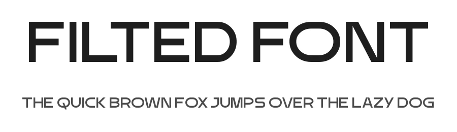 Filted Font by TypeLogue — Sans Serif Font