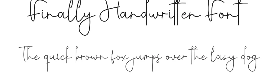 Finally Handwritten Font by andikastudio — Script Handwritten Font