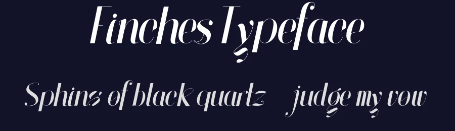 Finches Typeface by Graphic Pear — Sans Serif Font — thumbnail 2