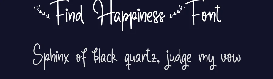 Find Happiness Font by edricstudio — Script Handwritten Font — thumbnail 2