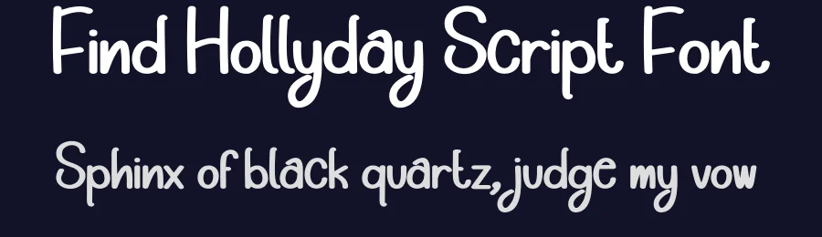 Find Hollyday Script Font by andikastudio — Display Font — thumbnail 2