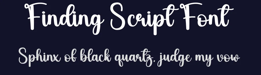 Finding Script Font by andikastudio — Script Handwritten Font — thumbnail 2