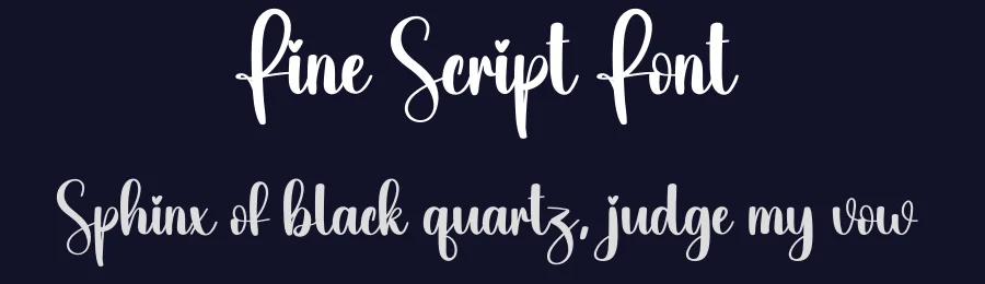 Fine Script Font by creativeletter — Script Handwritten Font — thumbnail 2