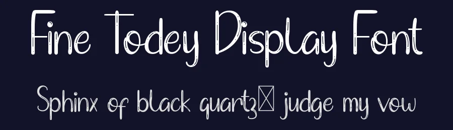 Fine Todey Display Font by edricstudio — Decorative Font — thumbnail 2