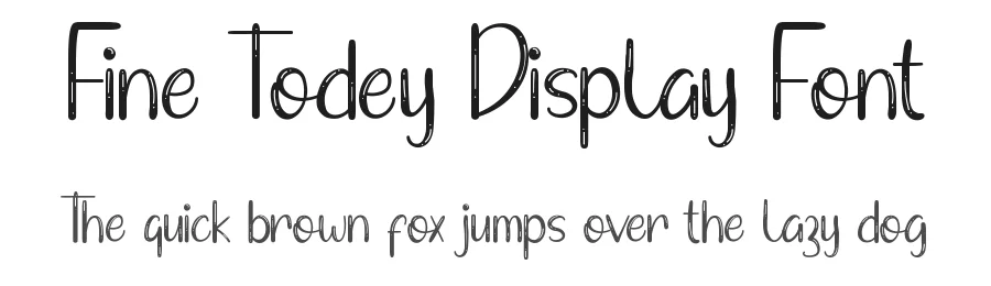 Fine Todey Display Font by edricstudio — Decorative Font