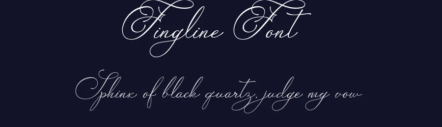 Fingline Font by imiftype — Script Handwritten Font — thumbnail 2