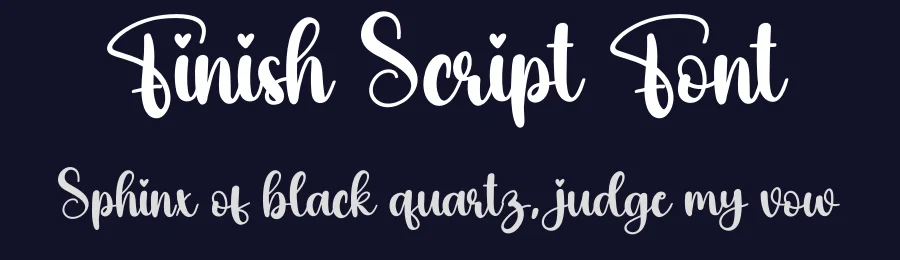 Finish Script Font by creativeletter — Script Handwritten Font — thumbnail 2