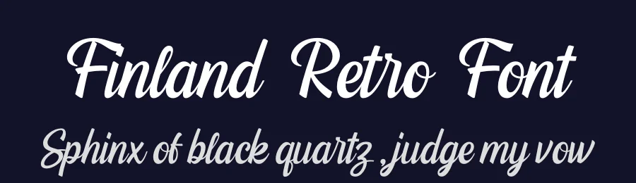Finland Retro Font by timelesstype.co — Display Font — thumbnail 2