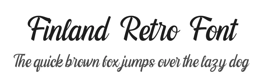 Finland Retro Font by timelesstype.co — Display Font
