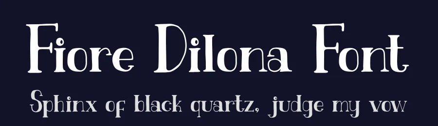 Fiore Dilona Font by Denustudios — Decorative Font — thumbnail 2