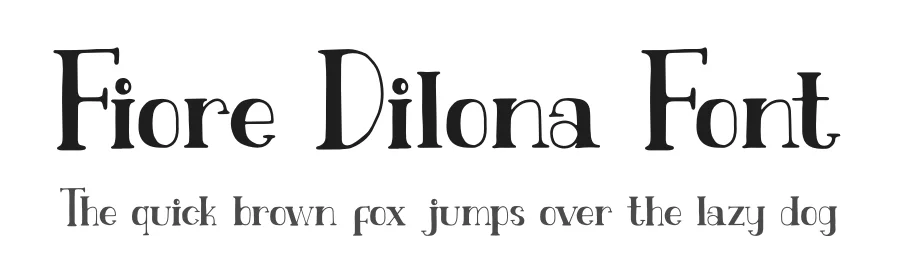 Fiore Dilona Font by Denustudios — Decorative Font