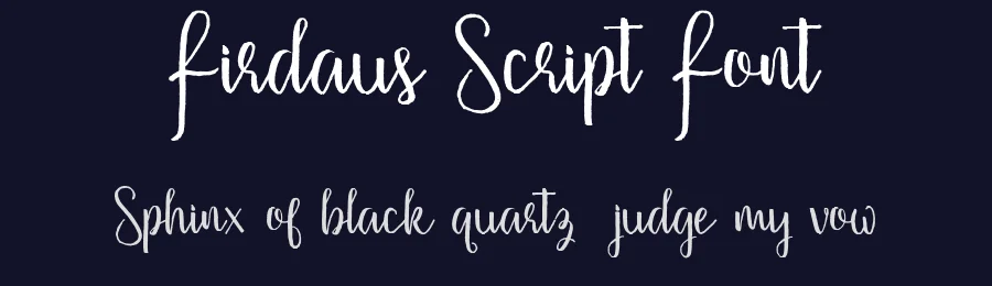 Firdaus Script Font by Atjcloth Studio — Script Handwritten Font — thumbnail 2