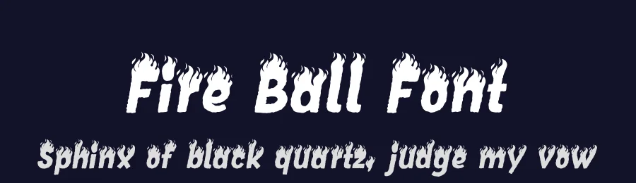 Fire Ball Font by Sensatype Studio — Display Font — thumbnail 2