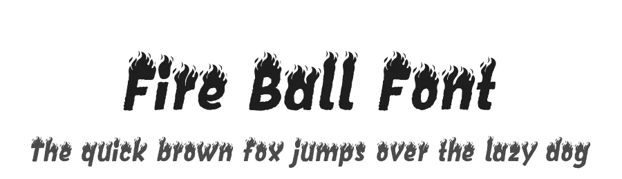 Fire Ball Font by Sensatype Studio — Display Font