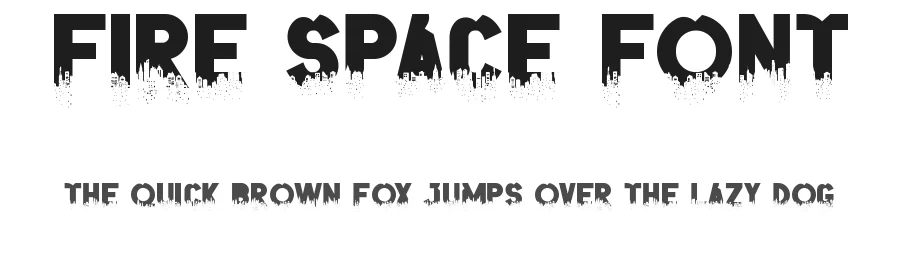 Fire space Font by edricstudio — Display Font