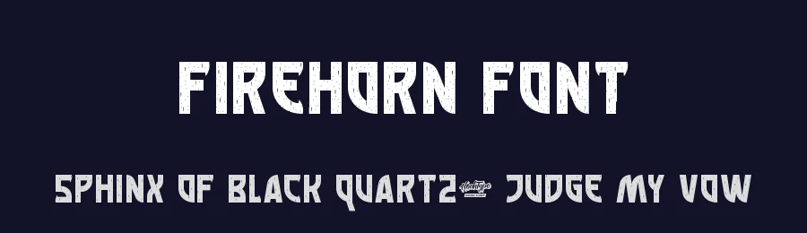 FireHorn Font by noahtype — Decorative Font — thumbnail 2