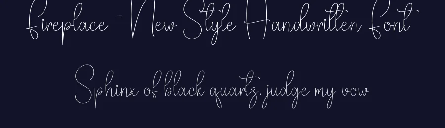 Fireplace – New Style Handwritten Font by creativeletter — Script Handwritten Font — thumbnail 2