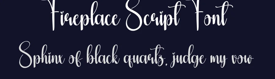 Fireplace Script Font by creativeletter — Script Handwritten Font — thumbnail 2