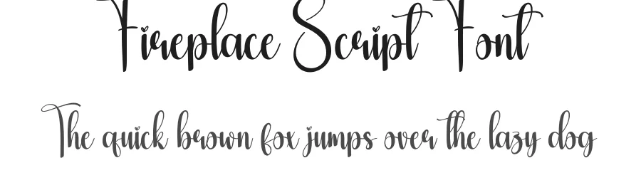 Fireplace Script Font by creativeletter — Script Handwritten Font