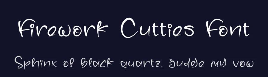Firework Cutties Font by letterfabric — Display Font — thumbnail 2