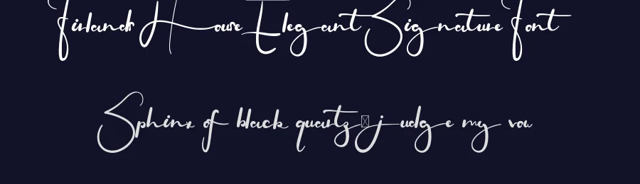 Firlands House Elegant Signature Font by edricstudio — Script Handwritten Font — thumbnail 2