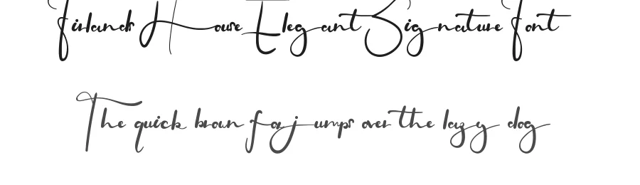 Firlands House Elegant Signature Font by edricstudio — Script Handwritten Font