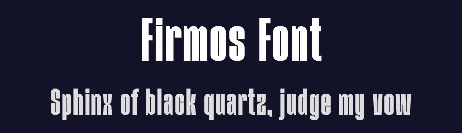 Firmos Font by Pinisiart — Sans Serif Font — thumbnail 2