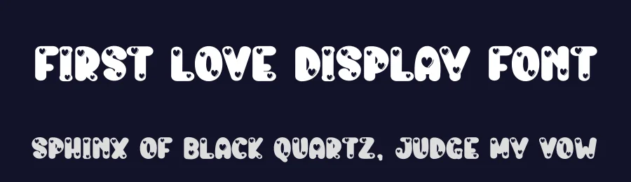 First Love Display Font by creativeletter — Display Font — thumbnail 2