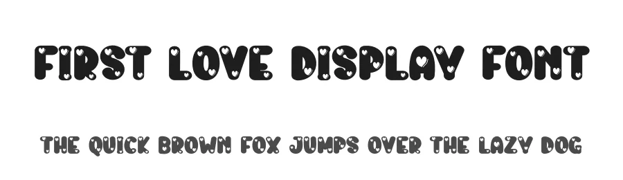 First Love Display Font by creativeletter — Display Font