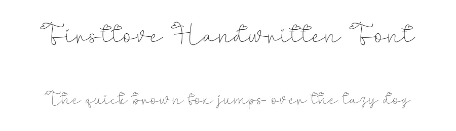 Firstlove Handwritten Font by creativeletter — Script Handwritten Font
