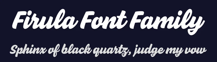 Firula Font Family by Plau — Script Handwritten Font — thumbnail 2