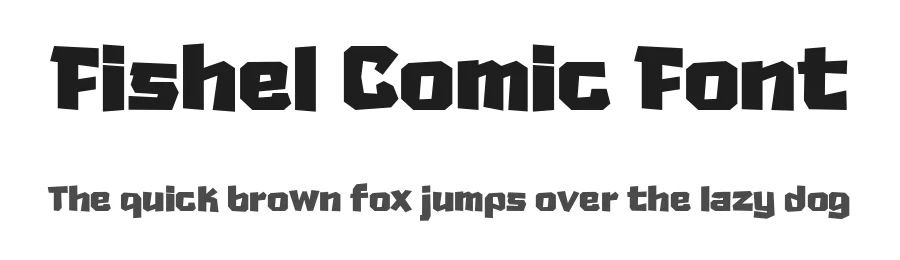 Fishel Comic Font by afkaristudio — Display Font