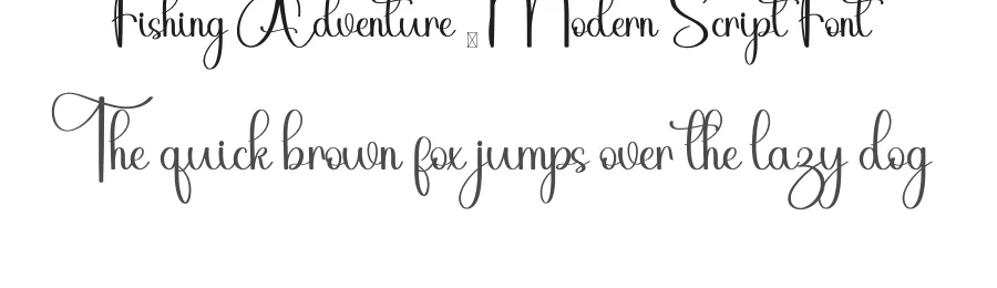 Fishing Adventure – Modern Script Font by inermediaSTUDIO — Script Handwritten Font