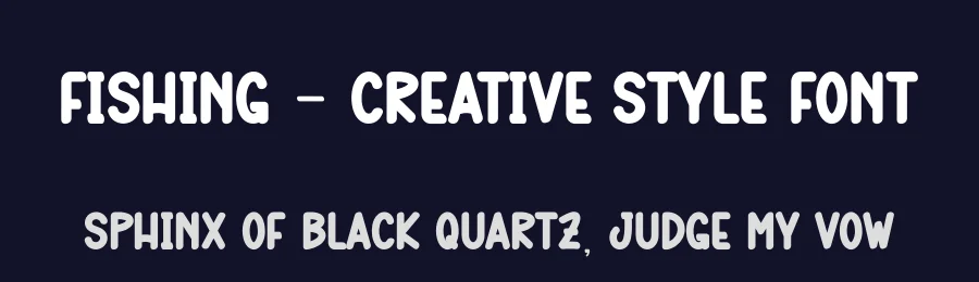 Fishing – Creative Style Font by andikastudio — Display Font — thumbnail 2