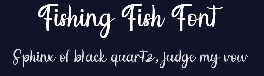 Fishing Fish Font by andikastudio — Script Handwritten Font — thumbnail 2