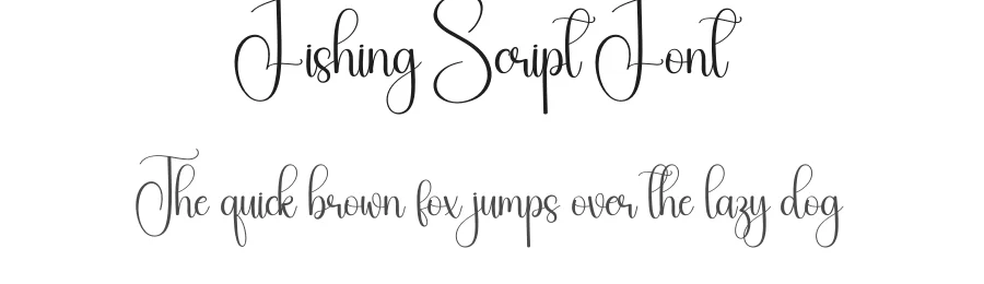 Fishing Script Font by creativeletter — Script Handwritten Font