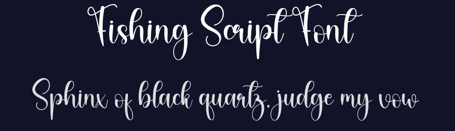 Fishing Script Font by creativeletter — Script Handwritten Font — thumbnail 2