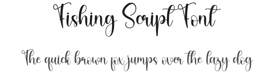 Fishing Script Font by creativeletter — Script Handwritten Font