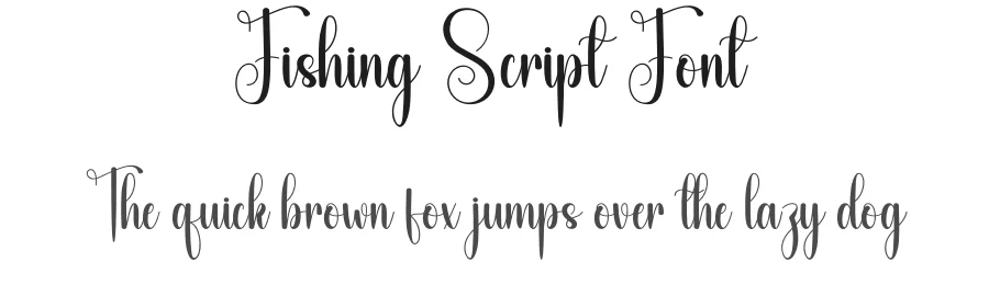 Fishing Script Font by andikastudio — Script Handwritten Font
