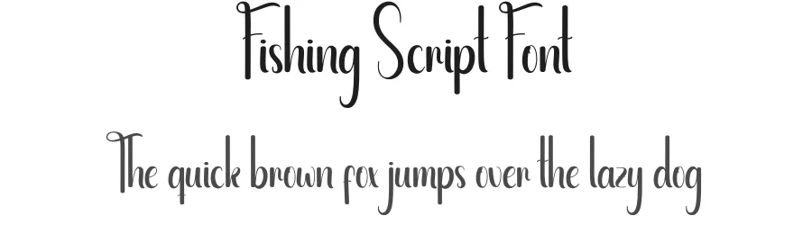 Fishing Script Font by andikastudio — Script Handwritten Font