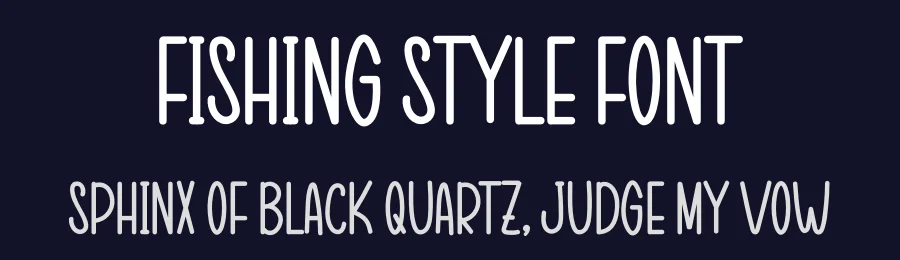 Fishing Style Font by inermediaSTUDIO — Display Font — thumbnail 2